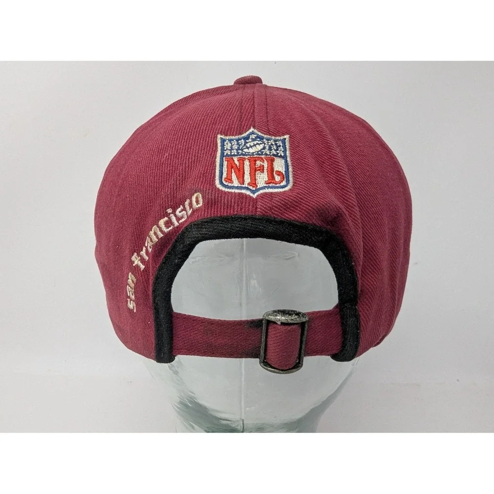 VINTAGE San Francisco 49ers Hat Cap Strap Back Logo Athletic NFL Football 90s